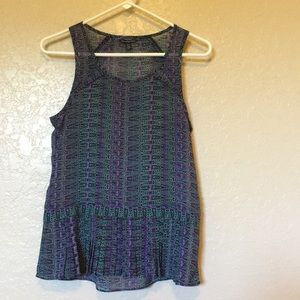 American Eagle Print Sleeveless Top